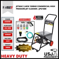 JETMAC 2.4kW 150Bar 15L/MIN Commercial High Pressure Jet Cleaner JPG1688 | 6 Months Warranty