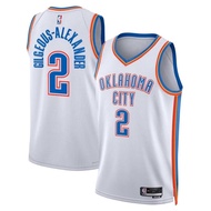 2026 NBA Oklahoma City Thunder Shai Gilgeous-Alexander Jersey Association Edition Child Adult Large 