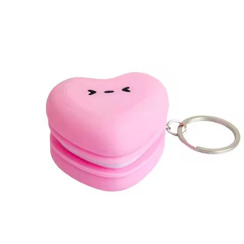 Funny 3D Printed Foods Clicker Keychain Food Funny Sensory Finger Button Pendant Simulation Fidget C