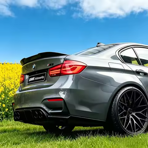 PSM V2 Style Rear Trunk Spoiler Wings For BMW F30 F80 3 Series 316d 318i 320i 330i 325i 320d 340i M3