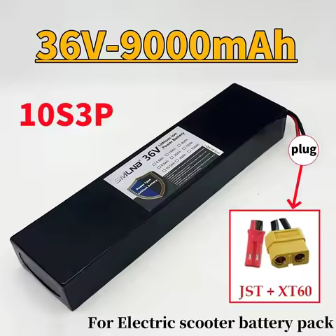 36V 36Ah Rechargeable Lithium Battery Pack 18650 10S3P 500W Power Modified 36V Electric Scooter Batt
