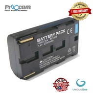Proocam Battery for CANON Canon ES7000v CAMCORDER (BP-911)