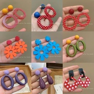 Hong Kong Style Exaggerated Retro Earrings 80s Earrings Ear Clips without Pierced Earrings Performan