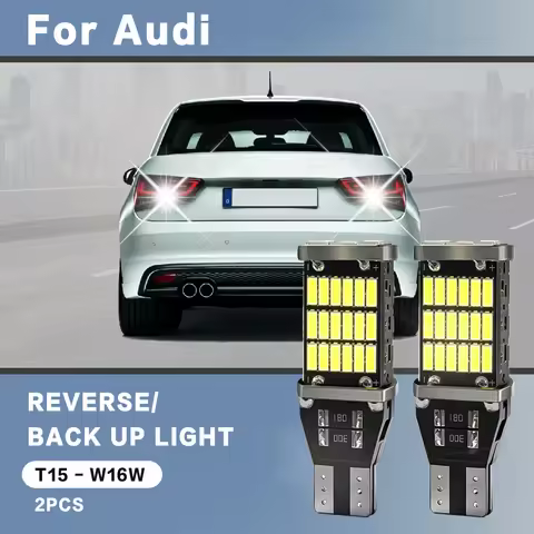 2pcs For Audi A1 8X1 8XK A3 8P A4 B9 B8 A5 8T A6 C7 C6 A8 4E Vehicles Parts Reverse Light Bulbs Back