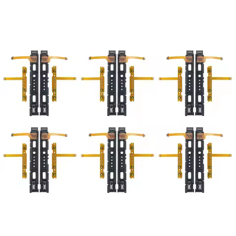 Y43A-6X Replacement LR Slide Left Right Slider Rail With SL SR Flex Cable For Nintend Switch NS Joy-