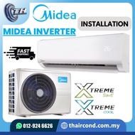 🛠️JB Installation 🛠️ Midea R32 Inverter &amp; Non Inverter 1.0HP 1.5HP 2HP 2.5HP Installation Johor Midea aircond
