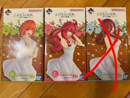 全新 五等分的花嫁 一番賞 Figure 三玖 四葉 五月