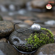 [IAQC] 10PCS Jig Head Hooks Sharp Anti-Rust 2.5g/3.5g/5g/7g Assorted for Soft Lure Bass Crankbait Fi