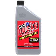 LUCAS SYNTHETIC SAE 10W-40 WITH MOLY MOTORCYCLE OIL