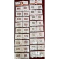 🇲🇾 Velvet Long Lasting Sticker Bindi 72 packets (One Set) l Sticker Pottu 72 Packets Wholesale Price Assorted Sizes