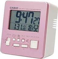 Casio DQD-805J-4JF Alarm Clock, Radio, Pink, Digital, Small, Snooze with Light