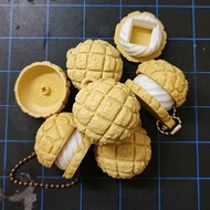 Melon Pan Fidget Clicker Ice Cream Keychain Fidget Clicker Clicker Keychain - Decorative accessory, 