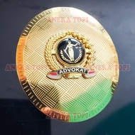 Large Oval Advocate Pin Large Advocate Logo Brooch Pin - Various Hats