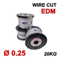 WireCut 0.25 Kawat EDM Wire Cut 20KG Wire EDM Wair Cur Wir Cut Wercut