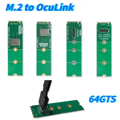 NVME M.2 M Key to OCuLink eGPU Adapter for Oculink GPU Dock Mini PC Laptop to External Graphic Card 