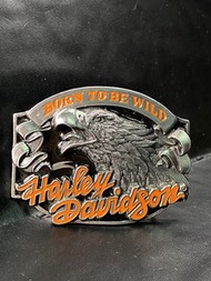 哈利銀彩色鷹頭皮帶扣. Harley Davidson "Born To Be Wild" Eagle Belt Buckle