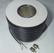 Kabel Coaxial RG 58 20 Meter Plus 2 Konektor KABEL RG58