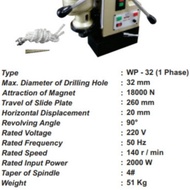 mesin bor magnet wipro 32mm / magnetic drill