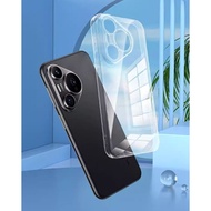 Huawei Pura P70 P70 Pro P70 Pura 70 Ultra Slim Soft Clear Transparent TPU Back CaseCover