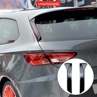 SMARTSIMPLE 2Pcs Car Rear Window Trim Lip Spoiler Rear Roof Wing Side Edge Tail Flap Rear Trunk Wind