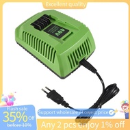 In stock-40V Lithium Battery Charger for GreenWorks 29482 G-MAX 40V Li-Ion Battery 29472 29482 29652