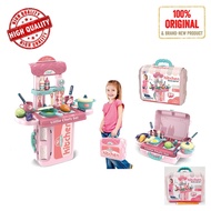 Pretend Toys Bag Series Kitchen Playset 3in1 Little Chefs Set Kitchen Cooking Toys