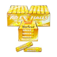 34g x 20stick (1box) Halls Candy [Mentholyptus/Honey Lemon/Blueberry/Vita-C Lime/Strawberry/Orange/E