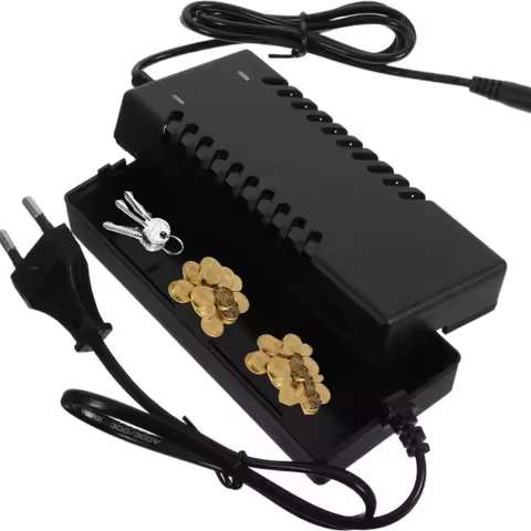 Simulated computer charger to store valuables, private money storage box, hidden key box, jewelry bo
