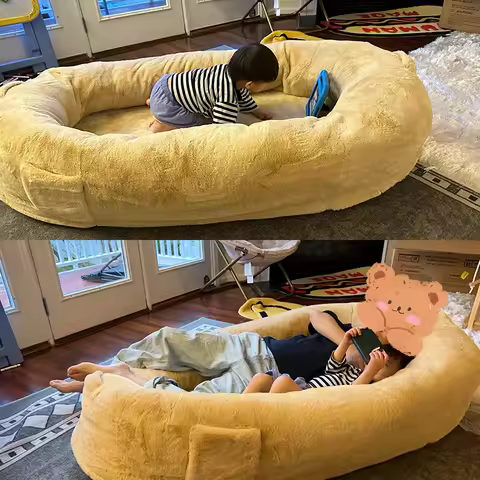 Dogs Dog Beds for Large Dogs Human Oversized Kennel Sleeping Sofa Human Cat Nest Huge Mat Sleeping S