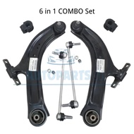 [6 IN 1 COMBO SET] Nissan Serena C26 2010-2016 Front Lower Arm / Stabilizer Link / Stabilizer Bush