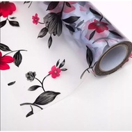 Purple floral glass Decal (KT 17) anti-peeping for doors, windows, living room, bedroom Hue decor