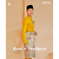 (Free Sampin) Baju Melayu Magnificent 4.0 Elrah (Yellow & Orange Series)