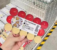 ☆ IKEA代購 ☆ VINTERFINT  芳香小蠟燭 (薑餅/紅色/3.5 時/30件裝)