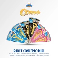 Campina ice Cream paket concerto midi isi 20pcs