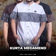 Baju Koko Kurta Pria Dewasa Muslim Lengan Pendek Motif Megamendung By Mosped