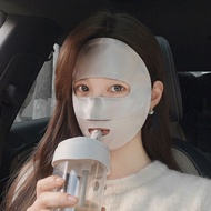 100% Silk Mouthless Sunscreen Mask Cover Full Face Anti-Ultraviolet Sunscreen Black Mulberry Silk Ma