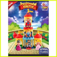 2019  set of 5 complete Jollibee figure jollitown Castle toy Yum Popo Hetty Twirlie Jollibee sealed