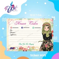 Online Shop Sticker Shipping Labels 1 pack HIJAB 03