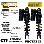 GT5 PREMIUM PROTAPER ADJUSTABLE SUSPENSION MONOSHOCK [ 285MM / 305MM ] NVX 155 V1/V2 & NMAX 155 V2