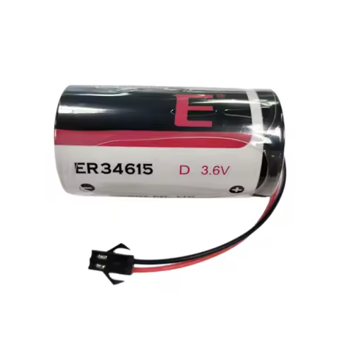 1PCS 3.6V 19000mAh ER34615 ER34615M D Size Batteries With Plug For Smoke Alarm Gas Meter Water Meter