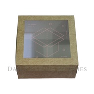 9x9x4.5” - Set of 10 &amp; 20 pcs - Reversible Cake Box / White Box / Kraft Box / Natural Box