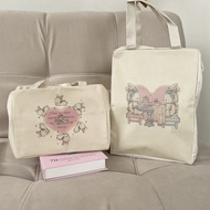 Mocorie - Midgette Coquette Lunch Bag Coquette Zippered Lunch Bag Coquette Lunch Bag/ Ribbon Lunch B