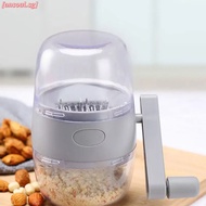 [ANSOUL] Portable Manual Nut Chopper & Garlic Press: Versatile Kitchen Tool for Easy