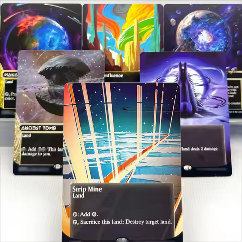 EOS EOE UNF HOLO15-0002 Tcg proxy magic cards shock land Ouroboroid Strip Mine Ancient Tomb Gemstone
