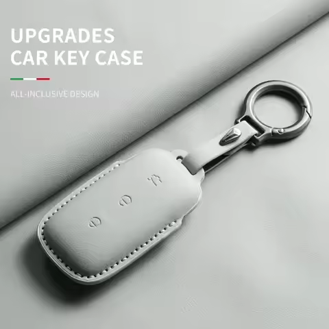 1Pc Soft Leather All-Inclusive Key Case for Geely Galaxy L7 24 L6 MAX 1.5T Plus AIR PRO Galaxy L7max