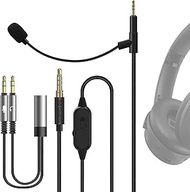 Geekria Boom Mic Headphones Cable Compatible with Bose QC Ultra QC SE 700 QC45, 2.5mm Jack Nylon Bra