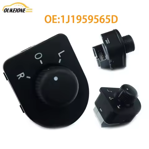 Left Side Mirror Control Switch Adjust Button for VW Volkswagen Passat B5 Beetle Golf Mk4 Bora 1997-