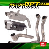 VOGE DS900X Motorcycle Titanium Exhaust Pipe Full System Exhaust for VOGE DS900X Exhaust System