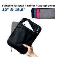 12/15.6 inch Ipad, Tablet, Laptop pouch bag | four colour [Ready stock]