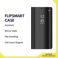 Huawei MATE NOVA 2I 3I 20 FLIP SMART CASE AUTOLOCK COVER STANDING CASING MIRROR Folding HP SOFTCASE